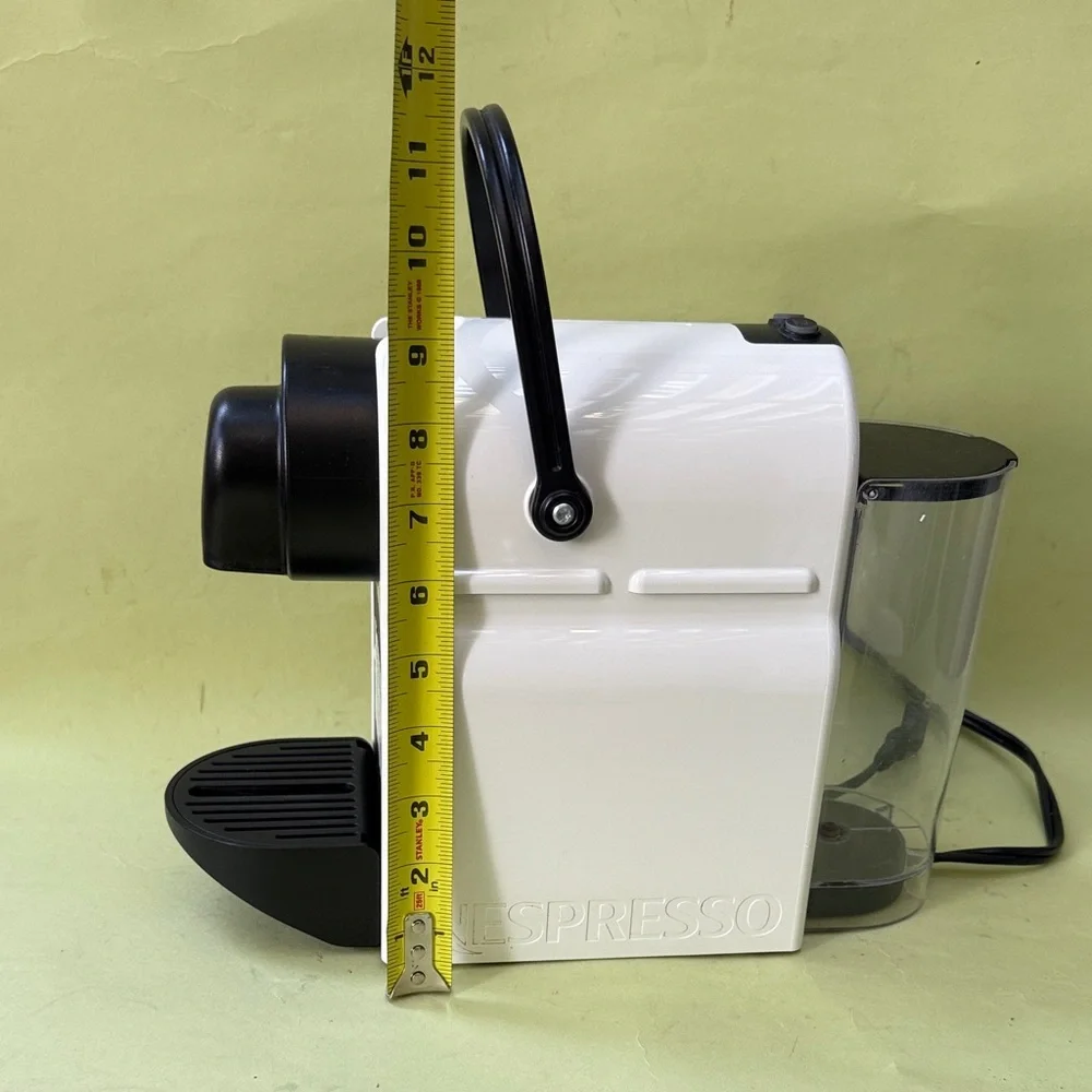 Nespresso White and Black Coffee Maker